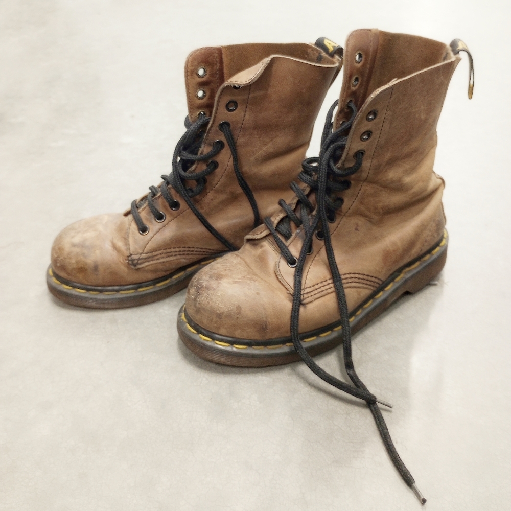 Vintage well loved Doc Marten boots (made in UK)